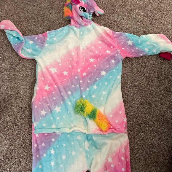 Unicorn costume. Onesie length is approximately 57” - Picture 9 of 11